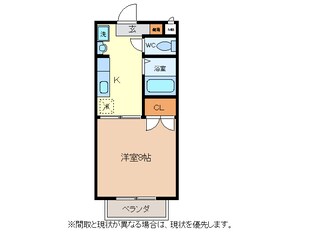 メープルハウスの物件間取画像